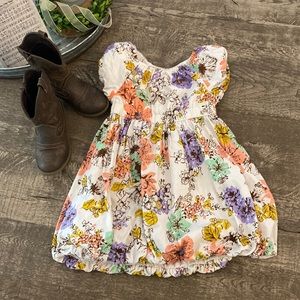 🍭3 for $25🍭 Floral corduroy dress size 4T